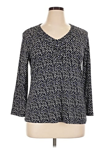 41Hawthorn 3/4 Sleeve Blouse (view 1)