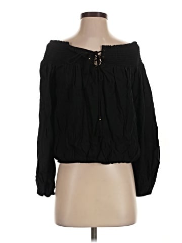 Sun & Shadow Long Sleeve Blouse (view 1)
