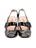 Anyi Lu 100% Leather Black Heels Size EU 38 - photo 2