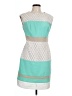 Studio One Color Block Teal Cocktail Dress Size 10 - photo 1