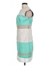Studio One Color Block Teal Cocktail Dress Size 10 - photo 5
