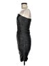 Express Metallic Black Cocktail Dress Size M - photo 5