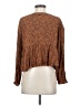 Billabong 100% Viscose Brown 3/4 Sleeve Blouse Size S - photo 2