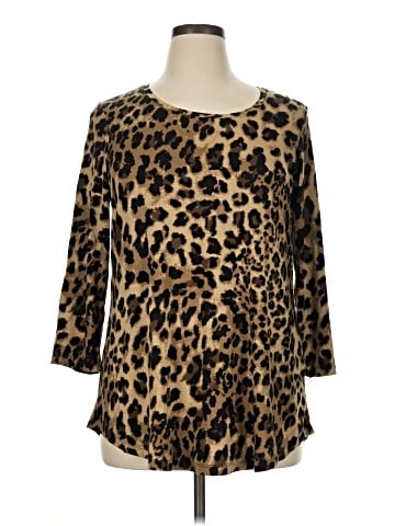 JM Collection 3/4 Sleeve Blouse (view 1)