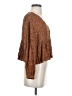 Billabong 100% Viscose Brown 3/4 Sleeve Blouse Size S - photo 4