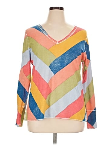Ecru Long Sleeve T-Shirt (view 1)