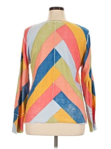 Ecru Long Sleeve T-Shirt (view 2)