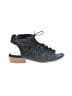 Sofft 100% Leather Black Sandals Size 10 - photo 1