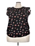 LC Lauren Conrad 100% Polyester Black Sleeveless Blouse Size XXL - photo 1
