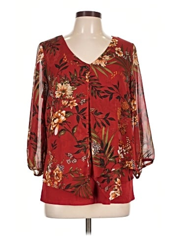 Apt. 9 3/4 Sleeve Blouse (view 1)