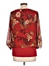 Apt. 9 100% Polyester Burgundy 3/4 Sleeve Blouse Size L - photo 2