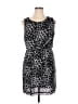 Apt. 9 100% Polyester Animal Print Black Cocktail Dress Size 14 - photo 1