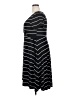 Torrid Stripes Black Casual Dress Size 2X Plus (2) - photo 5