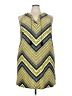 Tacera Chevron-herringbone Yellow Casual Dress Size 2X - photo 1
