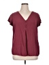 Torrid 100% Rayon Burgundy Short Sleeve Blouse Size 1X Plus (1) - photo 1