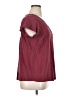 Torrid 100% Rayon Burgundy Short Sleeve Blouse Size 1X Plus (1) - photo 4