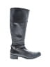 BUSSOLA 100% Leather Black Boots Size EU 37 - photo 1