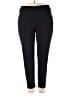 Susan Graver Solid Black Active Pants Size 1X - photo 1