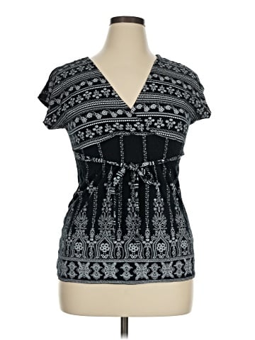 Almost Famous Short Sleeve Blouse (view 1)