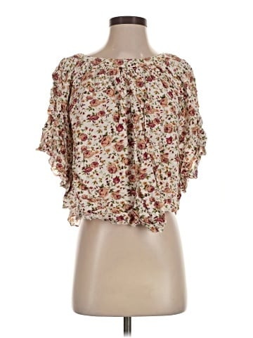 Body Central Short Sleeve Blouse (view 1)