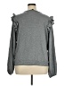 Express Gray Long Sleeve Top Size XL - photo 2