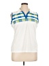 Izod Golf White Sleeveless Button-Down Shirt Size XL - photo 1