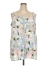 Torrid Floral Multi Color Gray Sleeveless Blouse Size 5X Plus (5) - photo 1