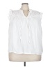 St. John's Bay 100% Cotton White Sleeveless Blouse Size 2X - photo 1