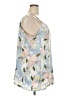 Torrid Floral Multi Color Gray Sleeveless Blouse Size 5X Plus (5) - photo 4