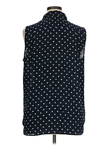 Anne Klein Sleeveless Button-Down Shirt (view 2)