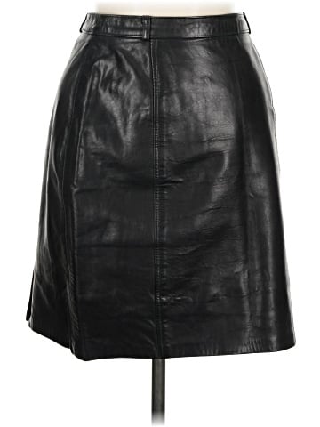Ann Taylor Leather Skirt (view 1)