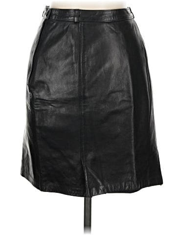 Ann Taylor Leather Skirt (view 2)