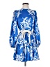 Alexis 100% Polyester Blue Cocktail Dress Size S - photo 1