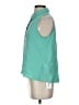 Equipment 100% Silk Teal Sleeveless Silk Top Size S - photo 5