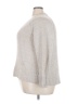 Lafayette 148 New York Silver Wool Pullover Sweater Size XXL - photo 5