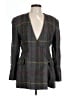 Giorgio Armani Plaid Gray Wool Blazer Size EU 42 / US 12 - photo 1