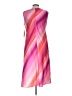 DKNY 100% Polyester Tie-dye Pink Casual Dress Size 12 (petite) - photo 2