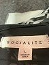 Socialite 100% Polyester Chevron-herringbone Gray Casual Dress Size L - photo 7