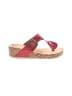CL by Laundry Color Block Red Wedges Size 8 1/2 - photo 1