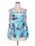 Torrid Blue Sleeveless Blouse Size 2X Plus (2) - photo 1
