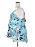 Torrid Blue Sleeveless Blouse Size 2X Plus (2) - photo 5