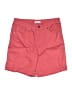 Bleu Solid Red Denim Shorts Size 8 - photo 1