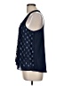 Astr 100% Polyester Blue Sleeveless Blouse Size M - photo 5
