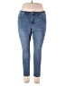 Nine West Solid Blue Jeans Size 18 - photo 1