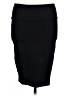 Rainbow Solid Black Casual Skirt Size L - photo 1