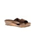 Yokono 100% Leather Brown Wedges Size 8 - photo 1
