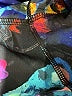 Unbranded Print Silver Black Raincoat Size M (estimated) - photo 6