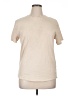 rue21 100% Cotton Solid Tan Short Sleeve Turtleneck Size XL - photo 1