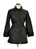 Bagatelle 100% Leather Black Trenchcoat Size 16 - photo 1