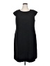 Jones Studio 100% Polyester Solid Black Casual Dress Size 18 - photo 1